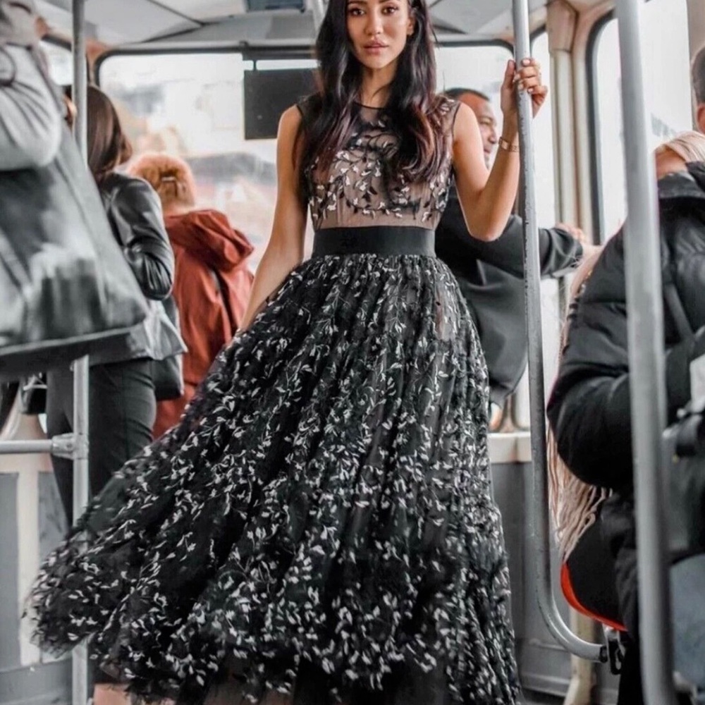 Giambattista Valli x H&M Embroidered Tulle Maxi Dress – Limited Edition
